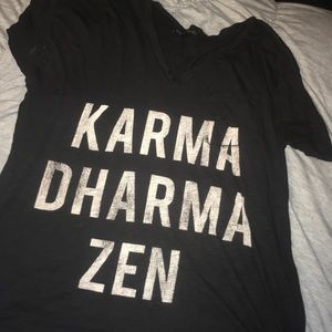 Loose fitting karma dharma zen shirt